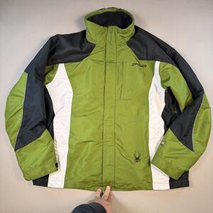 Spyder XSCAP XT Men's Ski Coat Waterproof Breathable Green Ski Snow Size XL